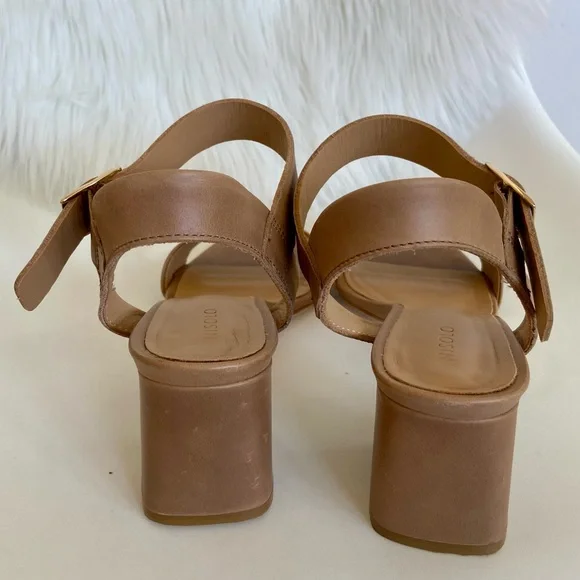 Nisolo Block Heels in Honey/Beige, Size 11 - Picture 5 of 12